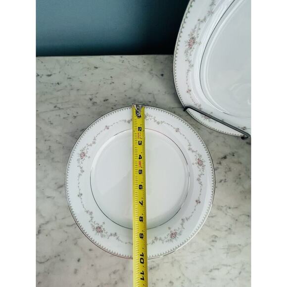 (4) Mint Noritake Fairmont 6102 Dinner Plates 10 1/2" Vintage Retired - Picture 8 of 14